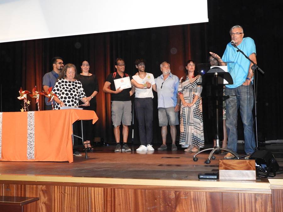 Entrega del primer premio.