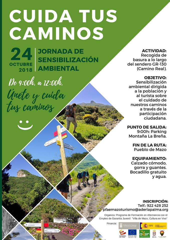 Cartel cuida tus camino