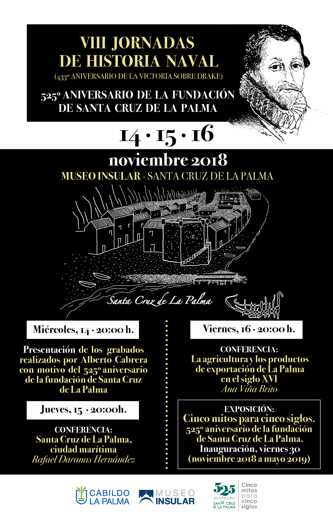 CARTEL 8 jornadas drake