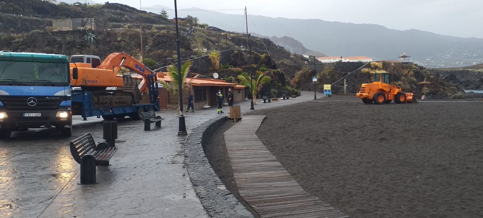 Trabajos de mejora en Los Cancajos.