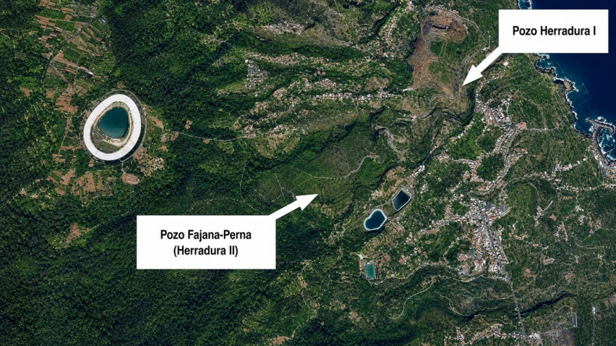 ubicación de los dos pozos comprados por el CIALP