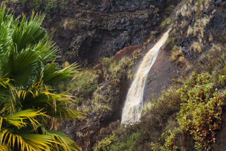 La borrasca Nuria está dejando abundante lluvia en La Palma. Luis G. Morera