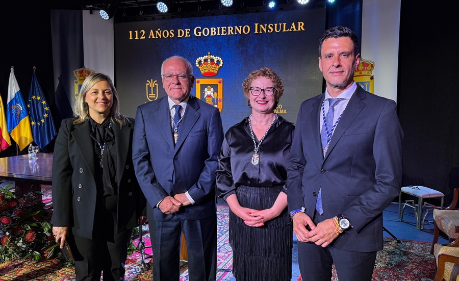Consejeros grupo popular en el acto del Cabildo.