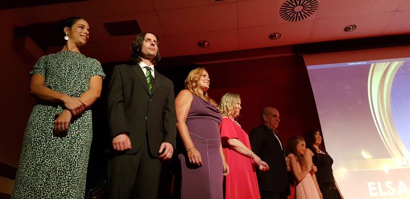 Algunos de los actores de la cinta.