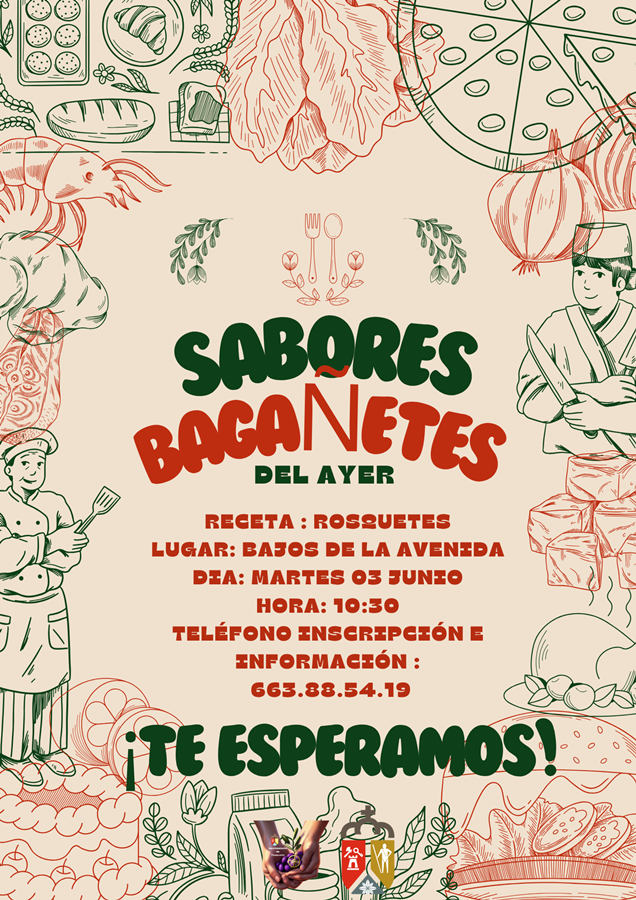 Cartel Sabores Bagañetes del Ayer