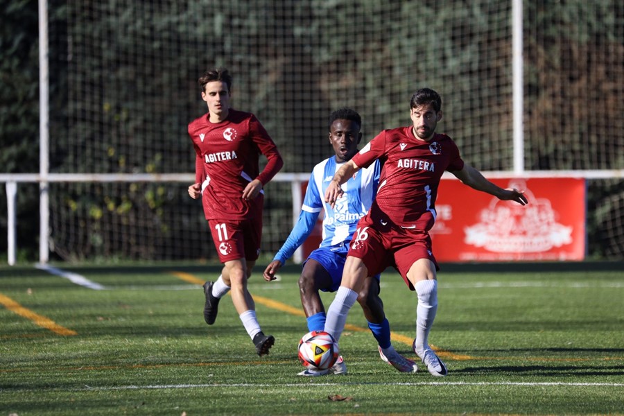 Malick, en una jugada defensiva.