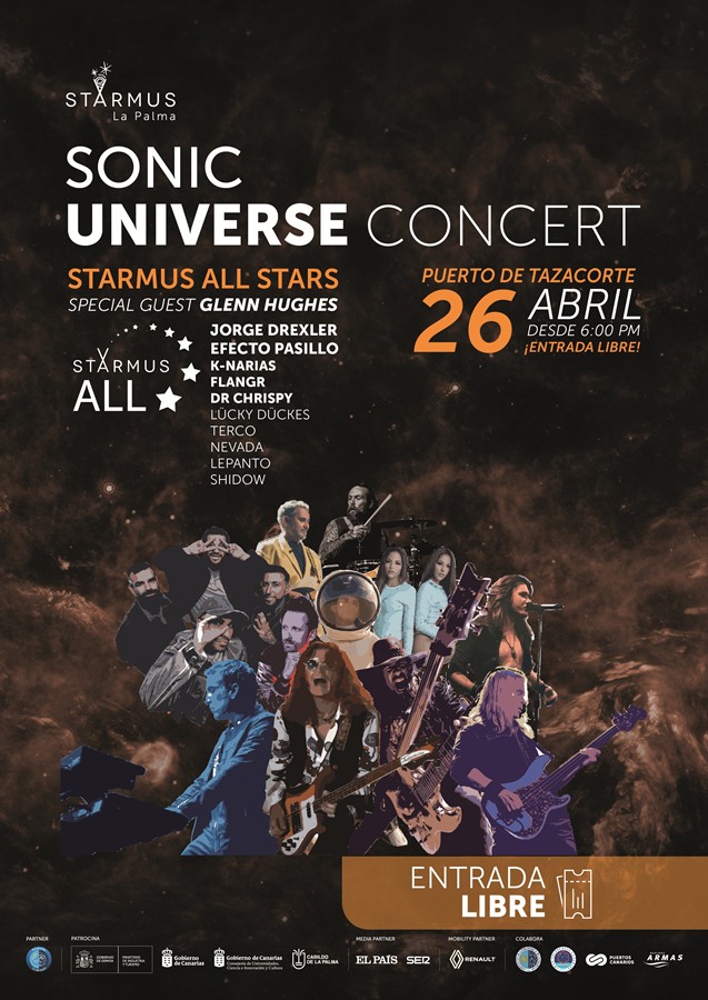 Poster SONIC UNIVERSE Concierto 26 ABRIL-TAZACORTE_red