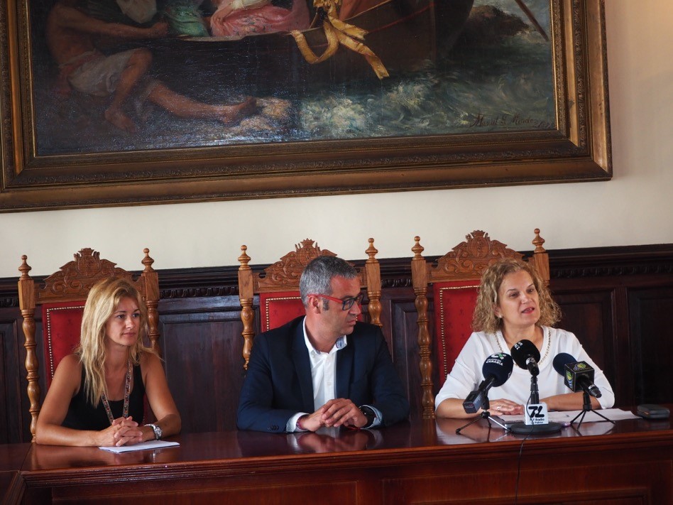 Un momento de la presentación del concierto.