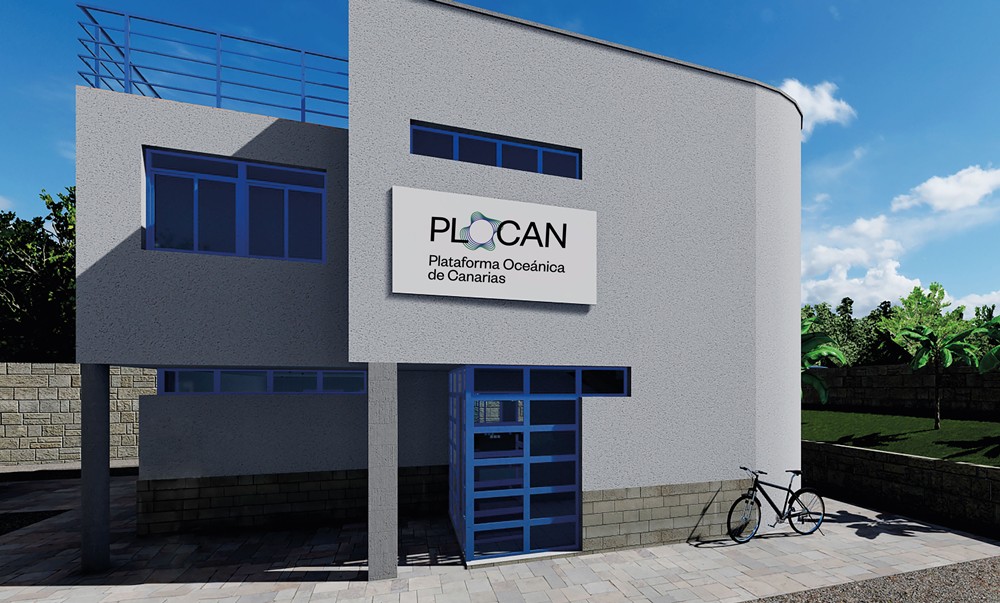 Render_edificio principal del antiguo colegio del Puerto de Tazacorte.