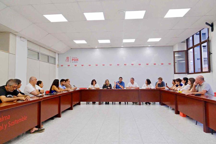 Reunión de la Ejecutiva del PSOE La Palma.