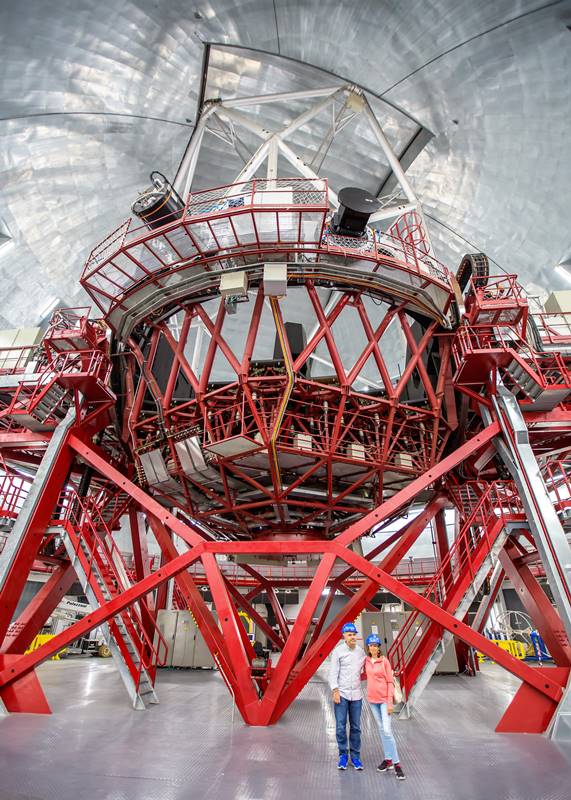 Nicolás Melini con Gloria Andreuzzi, del TNG. Crédito: Antonio González/IAC.