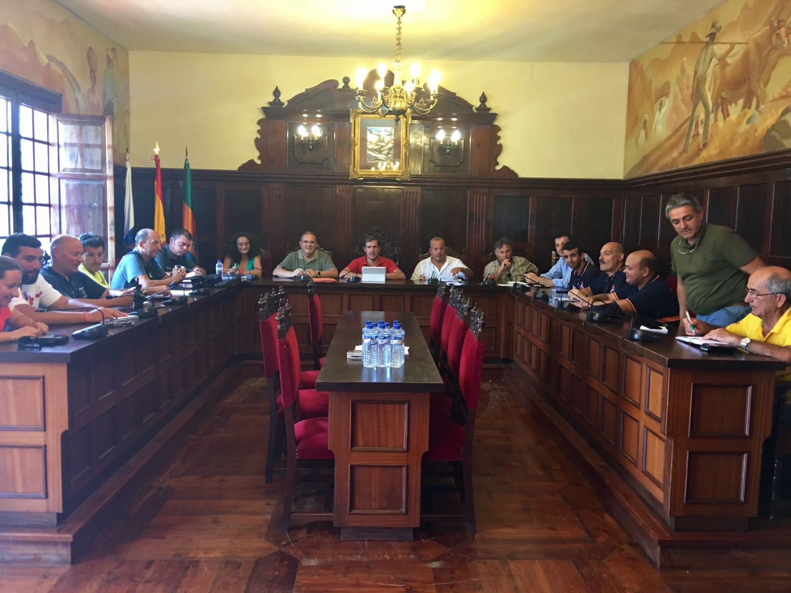 Reunión para el Plan de Seguridad de la Fiesta del Agua.